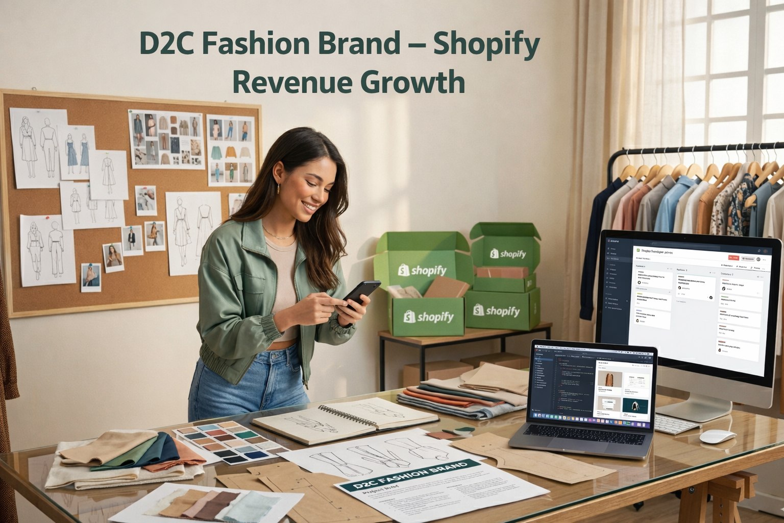 D2C Fashion Brand Shopify Revenue Growth
