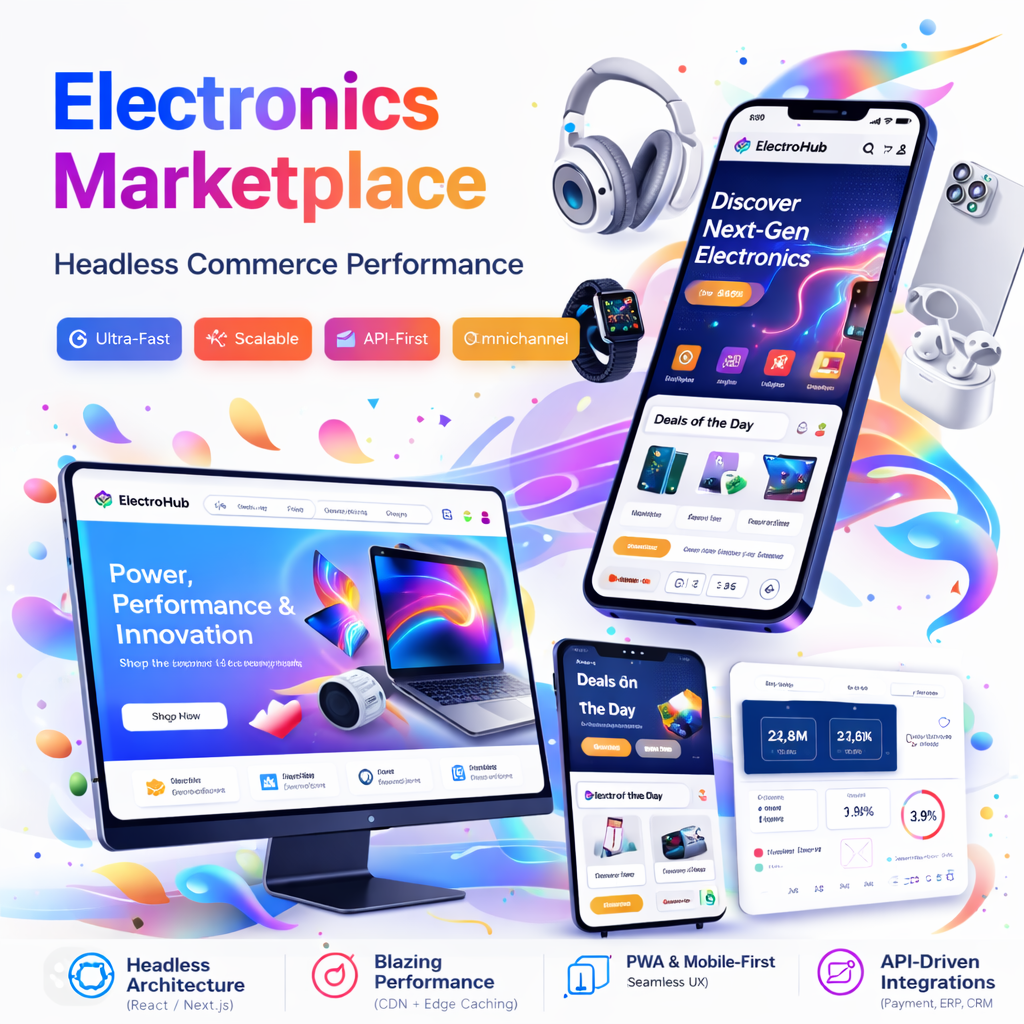 Electronics Marketplace Headless Commerce Performance