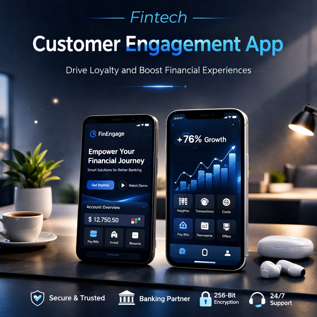Fintech Customer Engagement App for Onboarding, KYC, and Wallet Transactions