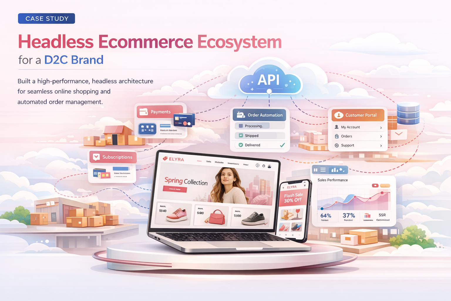 Headless Ecommerce Ecosystem for a D2C Brand