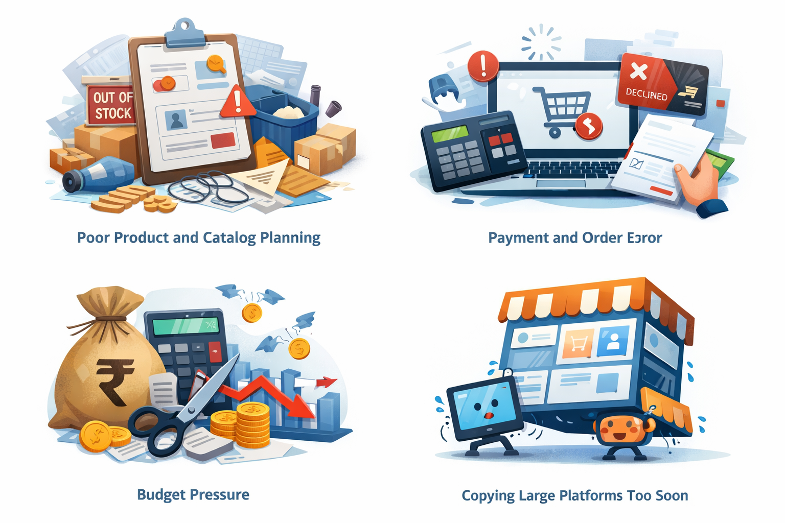 Why ecommerce development fails in Ahmedabad