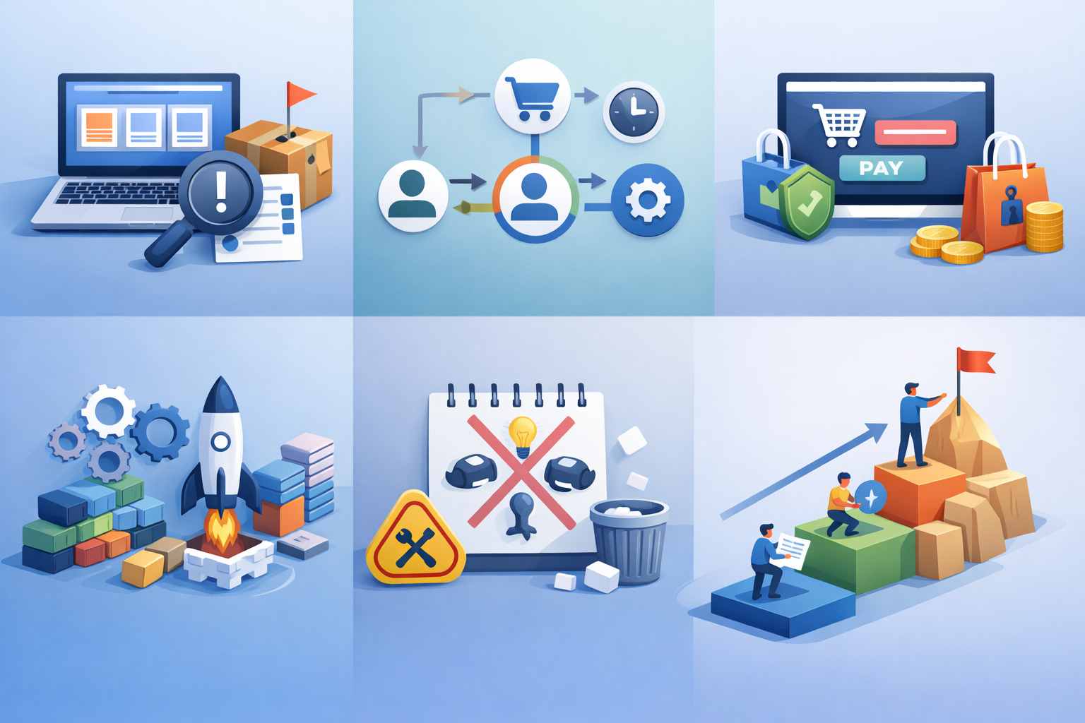 Practical solutions for ecommerce development