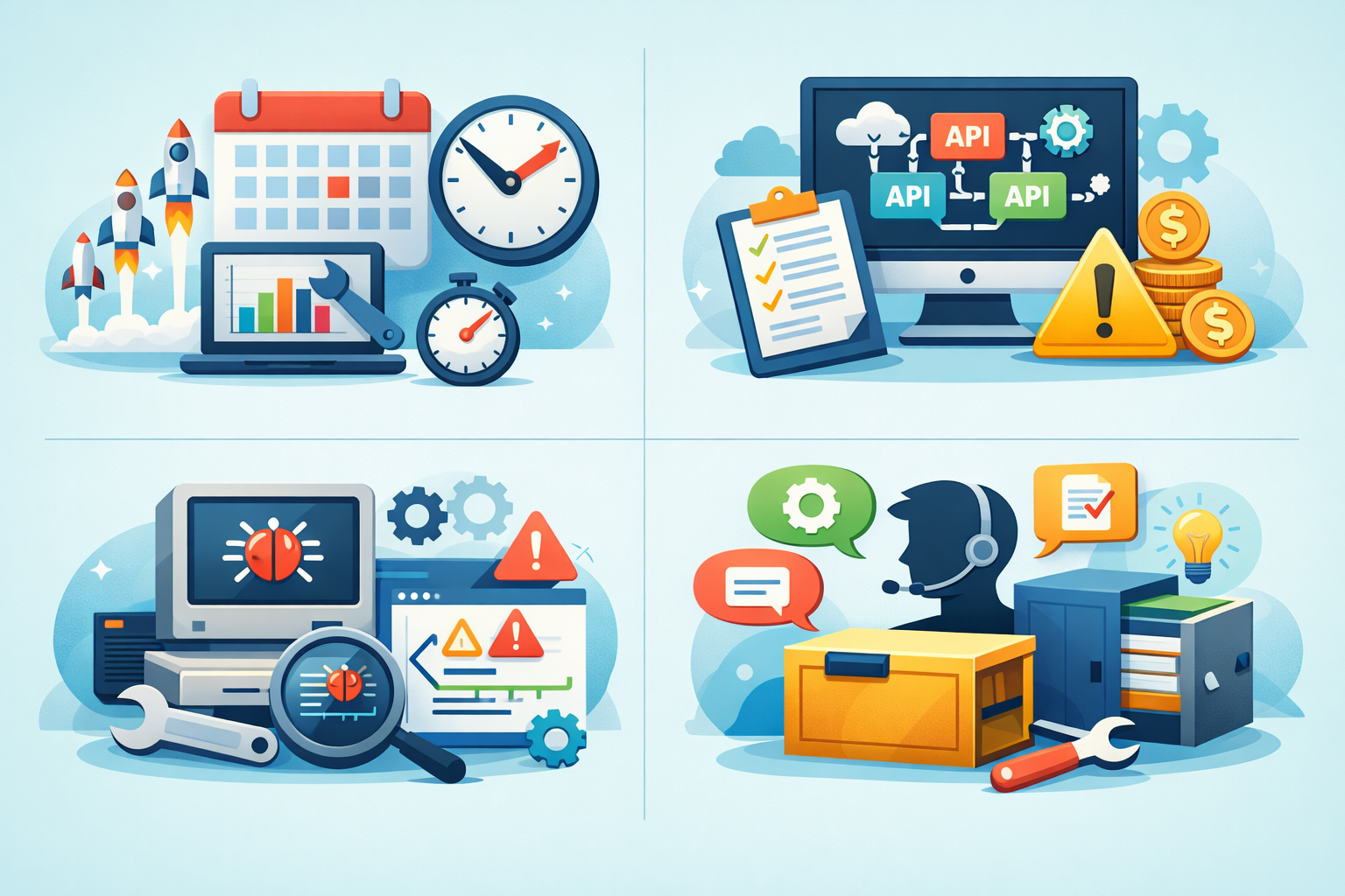 What drives software maintenance cost month to month for startups