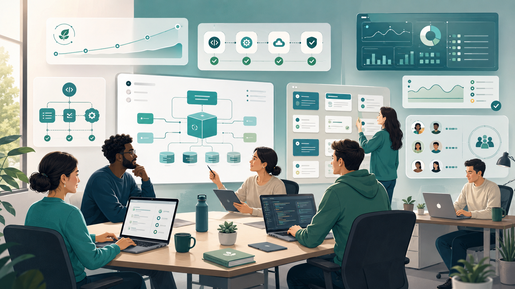 Sustainable Agile software development practices for small engineering teams