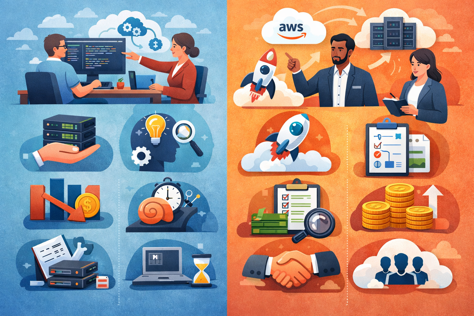 In-house vs AWS migration company what actually works