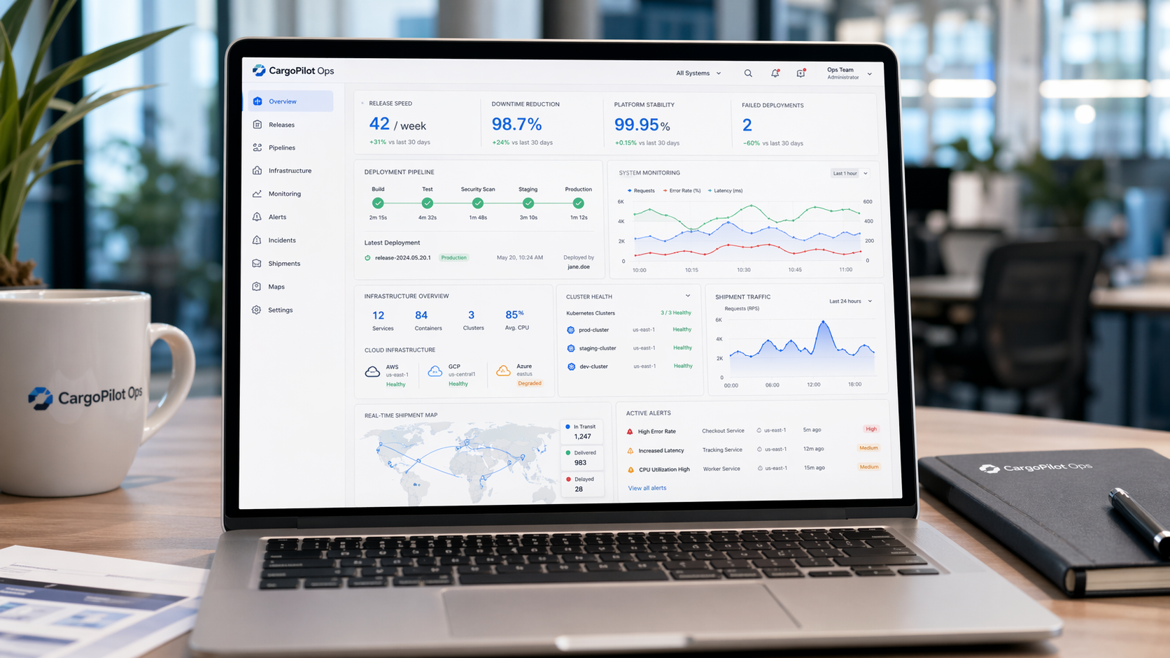 DevOps Optimization for a Logistics Platform