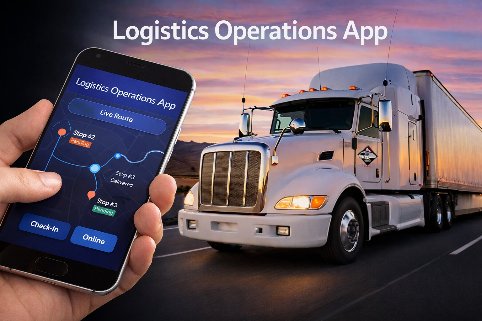 Logistics Operations App for Driver Dispatch and Delivery Visibility