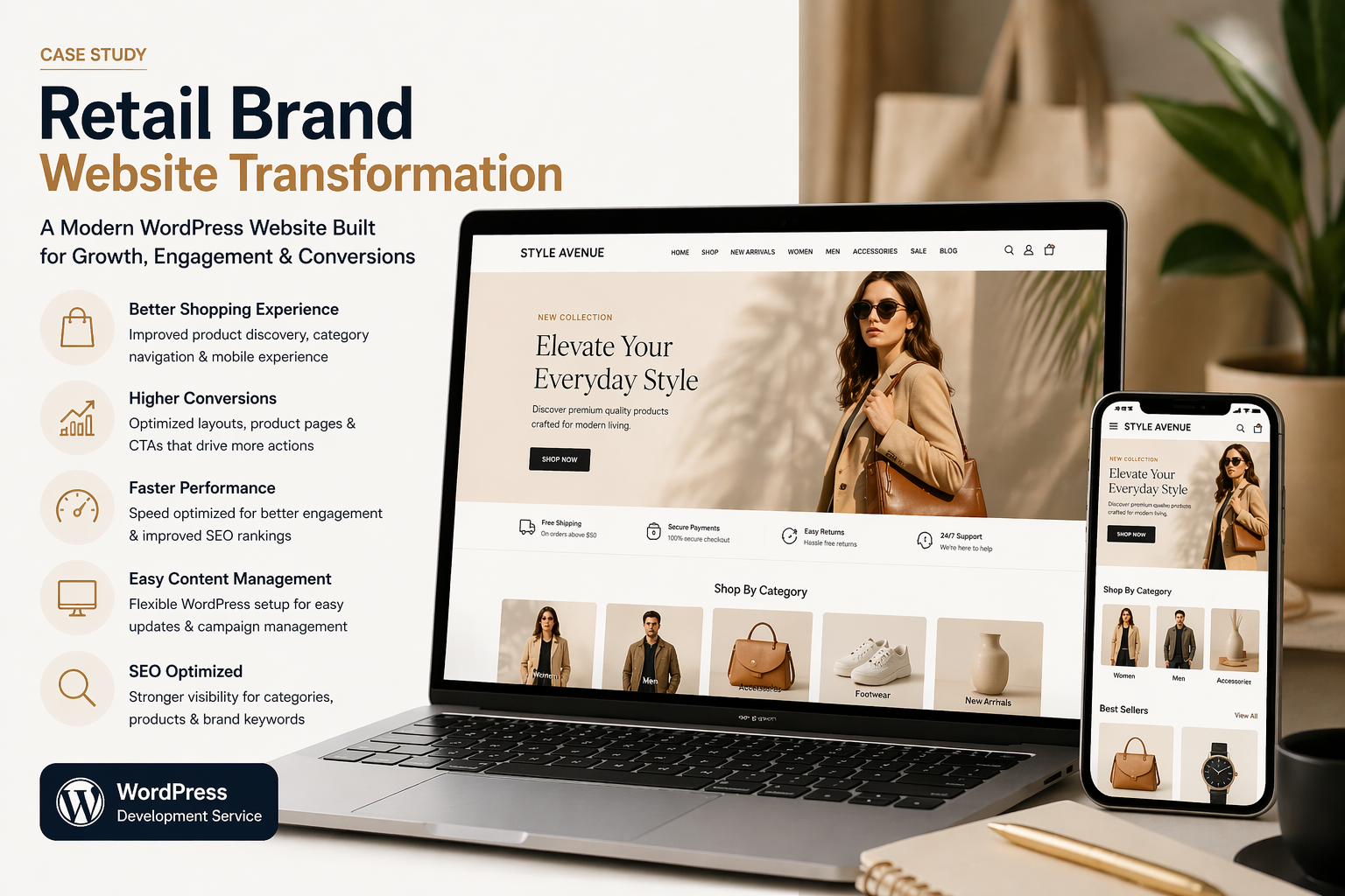 Retail Brand Website Transformation