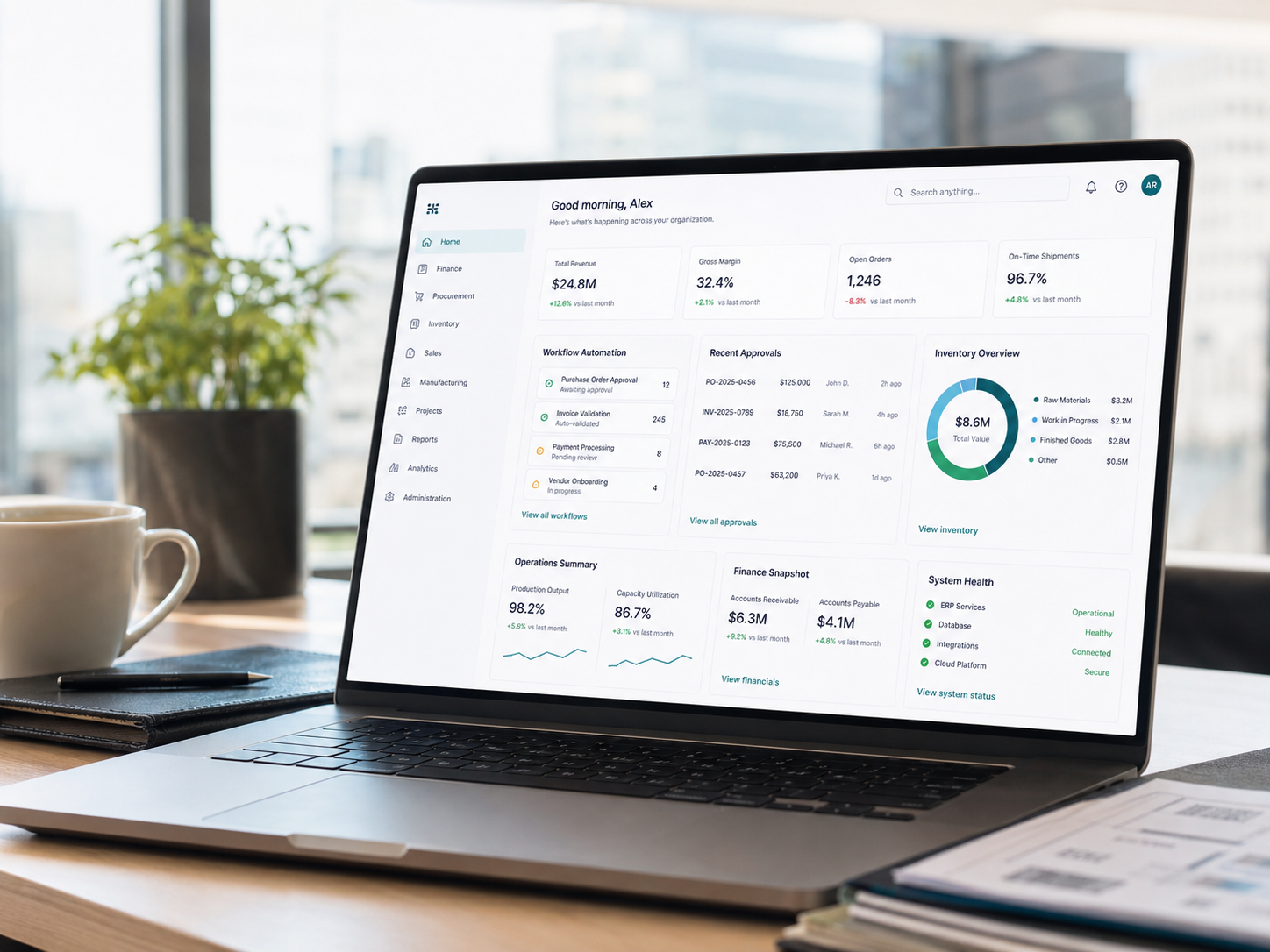 Enterprise ERP Modernization for Manufacturing Operations